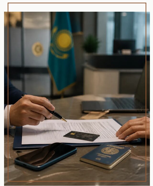 Открытие счета и банковской карты в Казахстане в Зеленодольске